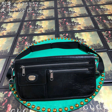 商品名称：グッチ GUCCI 057-GG575837  2020年最新入荷 ミディアム メッセンジャーバッグ メンズ ウェストバッグ チェストバッグ ソフトレザー ボディバッグ カーフレザー