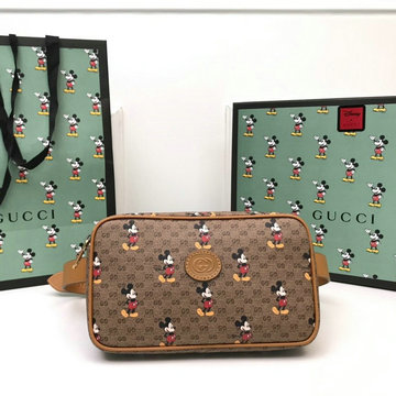 グッチ GUCCI  057-GG602695  2020年最新入荷 ベルトバッグ DISNEY ディズニー プリント ウェストバッグ ボディバッグ チェストバッグ レザー