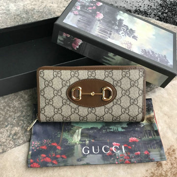 グッチ GUCCI  057-GG621889X 2020年最新入荷 1955 ホースビット ジップアラウンドウォレット ファスナー長財布 ロングウォレット キャンパス