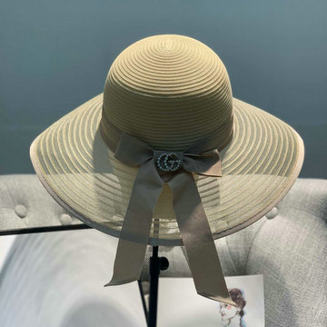 グッチ GUCCI  057-GG97180 2020年春夏最新入荷 帽子 フェドラハット サンハット ワイドスリムハット カジュアルスタイル キャンパス