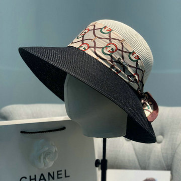 グッチ GUCCI  057-GG97181 2020年春夏最新入荷 帽子 フェドラハット サンハット ワイドスリムハット カジュアルスタイル キャンパス