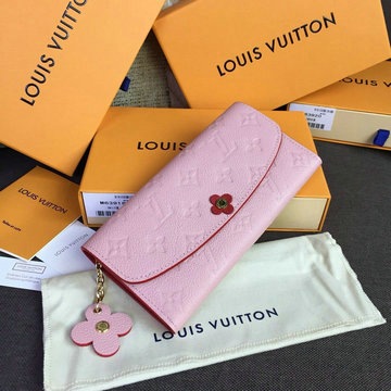 ルイヴィトン LOUISVUITTON 057-M64162  2020年最新入荷 ポルトフォイユ クレマンス 二つ折り長財布 ロングウォレット モノグラム アンプラント レザー