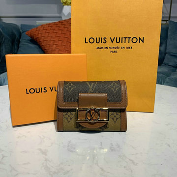 ルイヴィトン LOUISVUITTON  057-M68725 2020年最新入荷 三つ折り短財布 カードケース 小銭入れ 札入れ モノグラムキャンパス