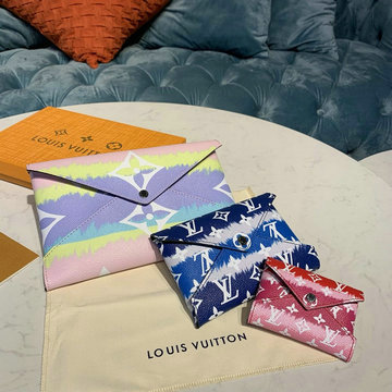 商品名称：ルイヴィトン LOUISVUITTON2020年最新入荷 LVエスカル ポシェット キリガミ 三つ折り短財布 手持ちかばん クラッチバッグ 三つセット ポーチ モノグラムキャンバス