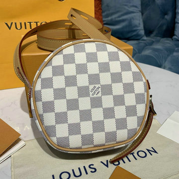 商品名称：ルイヴィトン LOUISVUITTON 057-N40333  2020年最新入荷 ボワット シャポー スープル ラウンドバッグ 斜め掛け ショルダーバッグ ダミエアズールキャンパス