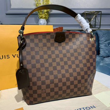 ルイヴィトン LOUISVUITTON 057-N44044 2020年最新入荷 グレースフル PM トートバッグ ハンドバッグ ダミエキャンパス