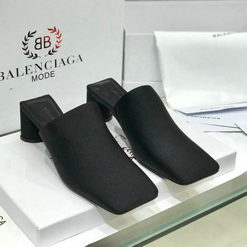 バレンシアガ BALENCIAGA 26-BAJ20012F 2020年夏最新入荷 ダブルスクエア サンダル ハイヒールシューズ ミュール 靴 レディースシューズ サマーサンダル