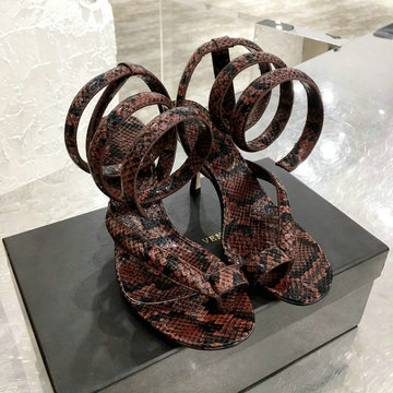 ボッテガヴェネタ BOTTEGAVENETA 26-BOVJ20003 2020年夏最新入荷 スパイラル サンダル ハイヒール コイル状のミュール レディースシューズ 靴