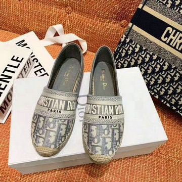 クリスチャンディオール CHRISTIAN DIOR 26-CDJ20032 2020年夏最新入荷 GRANVILLE グランヴィル オブリーク エスパドリーユ フラットシューズ カジュアルシューズ