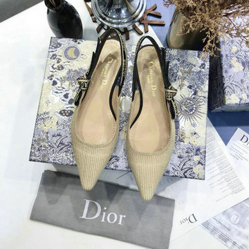 クリスチャンディオール CHRISTIAN DIOR 26-CDJ20035P  2020年夏最新入荷 J'ADIOR ジャディオール スリングバックパンプス フラットシューズ サマーサンダル