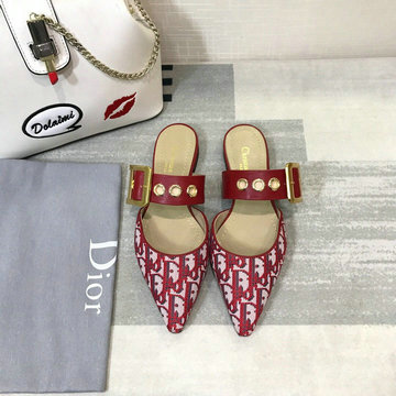 商品名称：クリスチャンディオール CHRISTIAN DIOR 2020年夏最新入荷 ヒールミュール スリングバック D型バックル サマーサンダル レディース シューズ