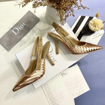 クリスチャンディオール CHRISTIAN DIOR 26-CDJ20048G 2020年夏最新入荷 J'ADIOR パンプス ローヒールシューズ コンマヒール サマーサンダル
