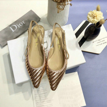 クリスチャンディオール CHRISTIAN DIOR 26-CDJ20048P 2020年夏最新入荷 J'ADIORスリングバック バレエフラットシューズ フラットシューズ レザー