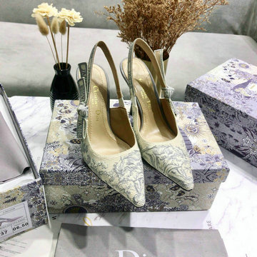 クリスチャンディオール CHRISTIAN DIOR 26-CDJ20049G 2020年夏最新入荷 J'ADIOR パンプス ローヒールシューズ コンマヒール サマーサンダルCDJ20049G-26