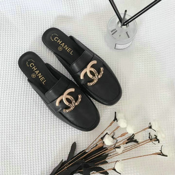商品名称：シャネル CHANEL 26-CHJ20087P 2020年夏最新入荷 かかとなし パンプス フラットシューズ サンダル スリッパ ミュール レディースシューズ レザー