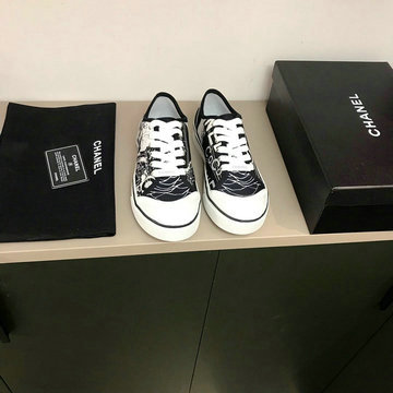 商品名称：シャネル CHANEL 26-CHJ200047 2020年夏最新入荷 スニーカー フラットシューズ レースアップシューズ カジュアルシューズ カーフスキン
