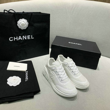 商品名称：シャネル CHANEL 26-CHJ200053Q  2020年夏最新入荷 スニーカー レディース スポーツシューズ 運動靴 レースアップシューズ