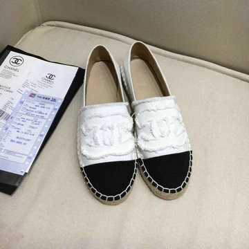 商品名称：シャネル CHANEL 26-CHJ200055B 2020年夏最新入荷エスパドリーユシューズ レディース フラットシューズ カジュアルシューズ キャンパス