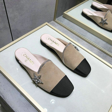 商品名称：シャネル CHANEL 26-CHJ200062T 2020年夏最新入荷 パンプス かかとなし ミュール フラットシューズ レディース スリッパ 靴 サマーサンダル スウェード