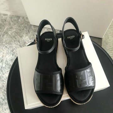 フェンディ FENDI 26-FDJ20017 2020年夏最新入荷 スリングバック シューズ アンクルストラップ サンダル 厚底 サマーサンダル レディースシューズ