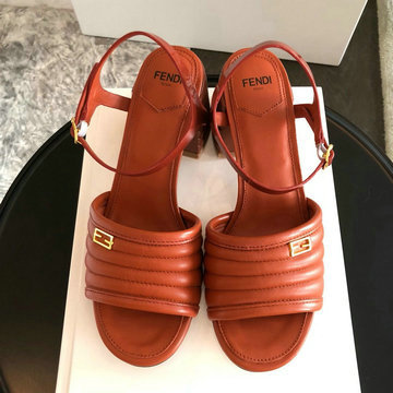 フェンディ FENDI 26-FDJ20018P 2020年夏最新入荷 サンダル アンクルストラップ サンダル ミュール サマーサンダル レザー レディースシューズ 靴