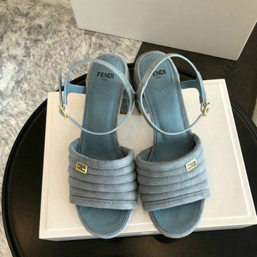 フェンディ FENDI 26-FDJ20018R 2020年夏最新入荷 サンダル アンクルストラップ サンダル ミュール サマーサンダル レザー レディースシューズ 靴
