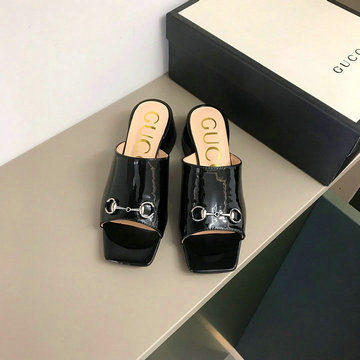 グッチ GUCCI 26-GGJ20035 2020年夏最新入荷 ダブルG付き ウィメンズ スライドサンダル サマーサンダル ローヒールシューズ ミュール 室内室外 スリッパ