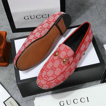 グッチ GUCCI 26-GGJ20036B 2020年夏最新入荷 ヨルダーン Gキャンパス ウィメンズ ローファー フラットシューズ レディースシューズ レザー