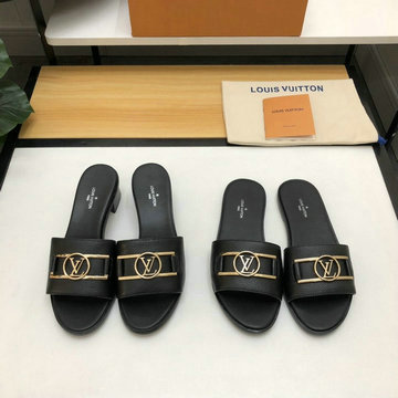 ルイヴィトン LOUISVUITTON 26-LVJ20035  2020年夏最新入荷 ロックイット ライン ミュール サマーサンダル スリッパ ローヒールシューズ レディースシューズ レザー