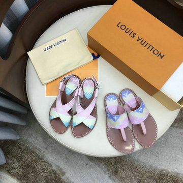 ルイヴィトン LOUISVUITTON 26-LVJ20040 2020年夏最新入荷 スリングバック ミュール ビーチサンダル アンクルストラップ サマーサンダル