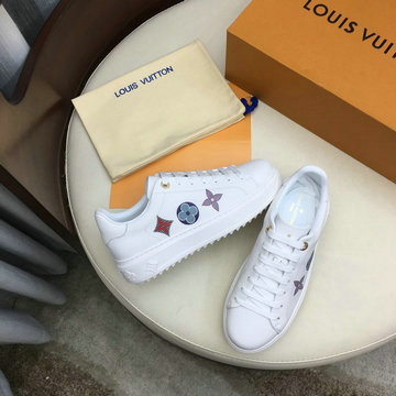 ルイヴィトン LOUISVUITTON 26-LVJ20037H 2020年夏最新入荷 タイムアウト ライン スニーカー レディース スポーツシューズ カジュアルシューズ レースアップシューズ