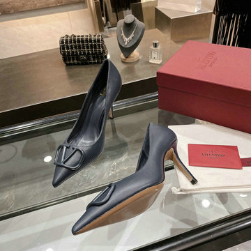 ヴァレンティノ Valentino 26-VTJ20037GJQ  2020年夏最新入荷 Vロゴ パンプス ハイヒールシューズ レディースシューズ カーフレザー