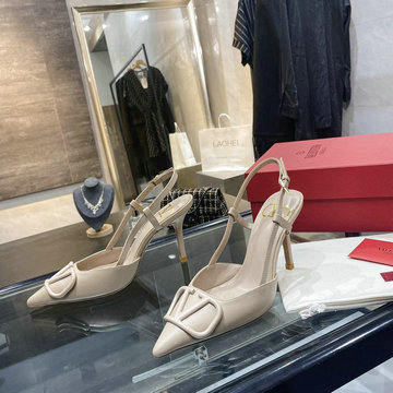 ヴァレンティノ Valentino 26-VTJ20038GJQ 2020年夏最新入荷 Vロゴ パンプス ハイヒールシューズ レディースシューズ カーフレザー