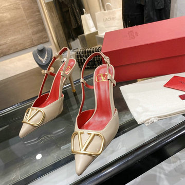 ヴァレンティノ Valentino 26-VTJ20038GJR 2020年夏最新入荷 Vロゴ パンプス ハイヒールシューズ レディースシューズ カーフレザー