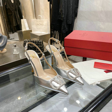 ヴァレンティノ Valentino 26-VTJ20038GZX 2020年夏最新入荷 Vロゴ パンプス ハイヒールシューズ レディースシューズ カーフレザー