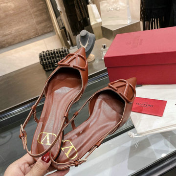 ヴァレンティノ Valentino 26-VTJ20038PJQ 2020年夏最新入荷 Vロゴ パンプス フラットシューズ レディースシューズ カーフレザー