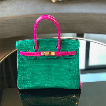 商品名称：エルメスHERMES 063-HBK30EPGZ 2020最新入荷 バーキンバッグ トートバッグ トップハンドルバッグ クロコ革