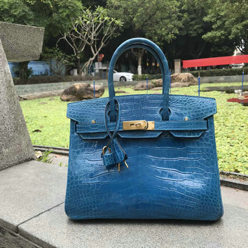 商品名称：エルメスHERMES 063-HBK30NEZL 2020最新入荷 バーキンバッグ トートバッグ トップハンドルバッグ クロコ革