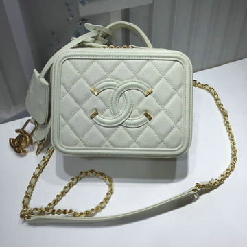 シャネル CHANEL JS-CH1785XB 2020年最新入荷 スモール ヴァニティー ケース ハンドバッグ 斜め掛け ショルダーバッグ 化粧箱 レザー