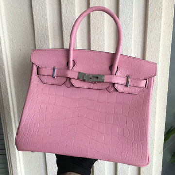 エルメス HERMES 063-HBK30TEYF  2020年最新入荷 バーキンバッグ トートバッグ トップハンドルバッグ クロコ革 レディースかばん