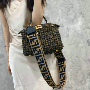 フェンディ FENDI 2020年最新入荷 ピーカブー トップハンドルバッグ 2way ショルダーバッグ トートバッグ レザー スモールバッグ レディースかばん
