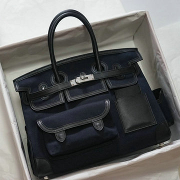 商品名称：エルメスHERMES 057-HCA35LBK  2020最新入荷 バーキン カーゴ トートバッグ トップハンドルバッグ レディースかばん swift スウィフト