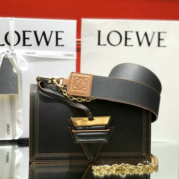 ロエベ LOEWE DDB-LE61945BK 2020年最新入荷バルセロナ スモールバッグ 斜め掛け ショルダーバッグ チェーンウォレット レザー レディースかばん