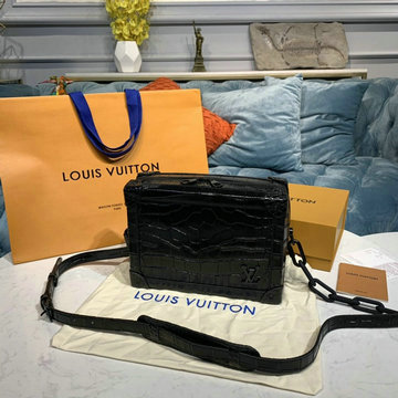 ルイヴィトン LOUISVUITTON  057-M44478EK 2020年最新入荷 ソフトトランク 斜め掛け ショルダーバッグ クロコ柄