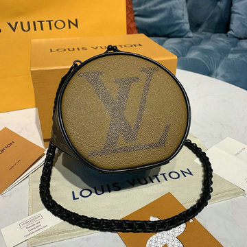 ルイヴィトン LOUISVUITTON 057-M45280  2020年最新入荷 ブルシコ B.C. 斜め掛け ショルダーバッグ ラウンドバッグ モノグラムジャイアント リバースキャンパス
