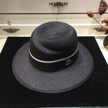 グッチ GUCCI 299-MZGG20005 020年夏最新入荷 ストローハット カンカン帽 レジャー 帽子 カジュアル ストロー