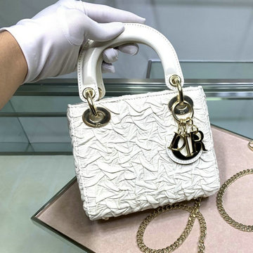 クリスチャンディオール CHRISTIAN DIOR 025-CD4091X  2020最新入荷 Lady Dior トートバッグ トップハンドルバッグ 2way ショルダーバッグ レザー