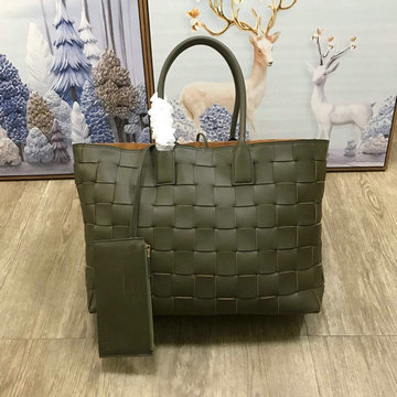 ボッテガヴェネタ BOTTEGAVENETA 025-BOV6691  2020年最新入荷 マキシ カバ トートバッグ ショッピングバッグ トップハンドルバッグ カーフレザー