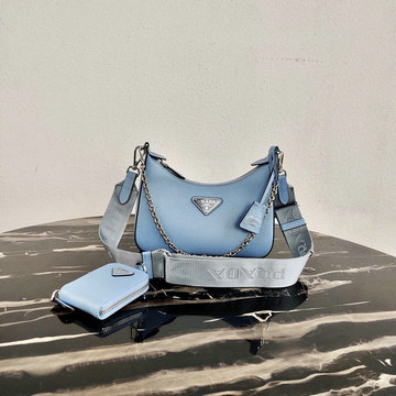 プラダ PRADA 025-PD1BH204QL  2020年最新作 Hobo ホーボー トートバッグ 斜め掛け ショルダーバッグ レディースかばん カーフレザー
