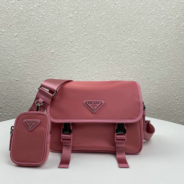 プラダ PRADA 025-PD2VD034MH  2020年最新作 メッセンジャーバッグ 斜め掛け ショルダーバッグ サフィアーノレザー ナイロン